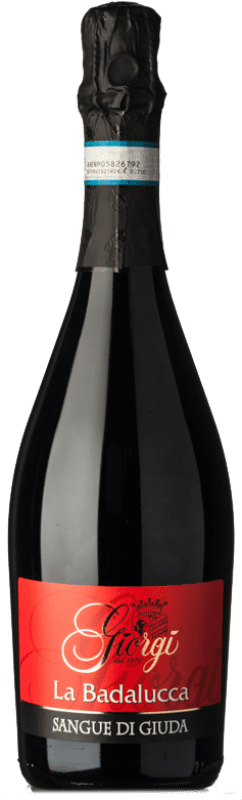 15,95 € 送料無料 | 甘口ワイン Giorgi Sangue di Giuda La Badalucca D.O.C. Oltrepò Pavese ロンバルディア イタリア Barbera, Croatina, Vespolina, Rara, Ughetta ボトル 75 cl