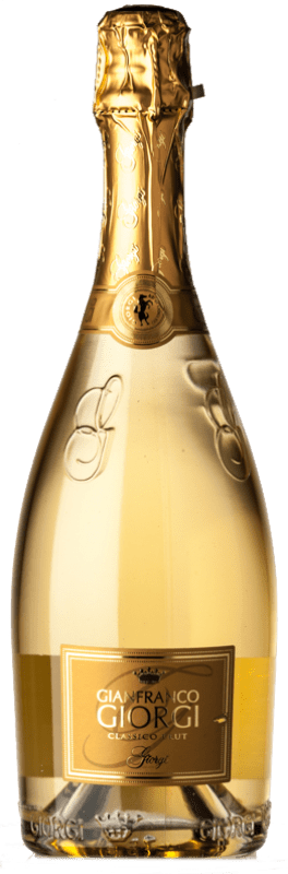 31,95 € Envio grátis | Espumante Branco Giorgi Gianfranco Brut — Bruto Clássico D.O.C. Oltrepò Pavese Lombardia Itália Pinot Noir 75 cl