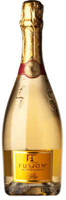19,95 € 送料無料 | 白スパークリングワイン Giorgi Metodo Classico Fusion Brut I.G.T. Lombardia ロンバルディア イタリア Pinot Black, Chardonnay ボトル 75 cl