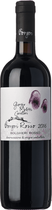 16,95 € Envoi gratuit | Vin rouge Giorgio Meletti Cavallari Rosso D.O.C. Bolgheri Toscane Italie Merlot, Syrah, Cabernet Sauvignon Bouteille 75 cl