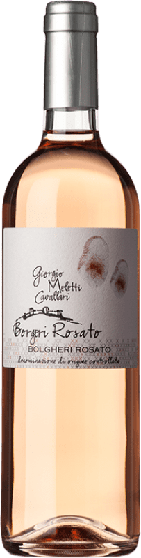 14,95 € 免费送货 | 玫瑰酒 Giorgio Meletti Cavallari Rosato D.O.C. Bolgheri 托斯卡纳 意大利 Merlot, Syrah 瓶子 75 cl