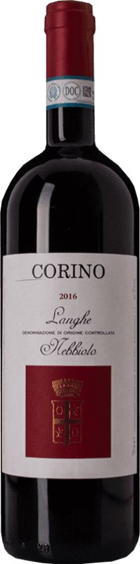 18,95 € Envío gratis | Vino tinto Giovanni Corino D.O.C. Langhe Piemonte Italia Nebbiolo Botella 75 cl