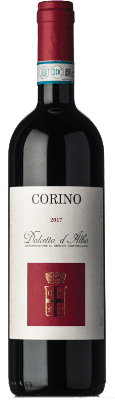 12,95 € Kostenloser Versand | Rotwein Giovanni Corino D.O.C.G. Dolcetto d'Alba Piemont Italien Dolcetto Flasche 75 cl