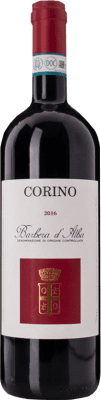 12,95 € Spedizione Gratuita | Vino rosso Giovanni Corino D.O.C. Barbera d'Alba Piemonte Italia Barbera Bottiglia 75 cl
