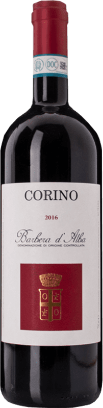 13,95 € Spedizione Gratuita | Vino Rosso Giovanni Corino D.O.C. Barbera d'Alba Piemonte Italia Barbera 75 cl