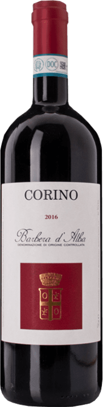 12,95 € Spedizione Gratuita | Vino rosso Giovanni Corino D.O.C. Barbera d'Alba Piemonte Italia Barbera Bottiglia 75 cl