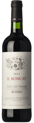 32,95 € Spedizione Gratuita | Vino Rosso Dri Il Roncat Il Roncat D.O.C. Colli Orientali del Friuli Friuli-Venezia Giulia Italia Merlot, Cabernet Sauvignon, Schioppettino, Refosco 75 cl