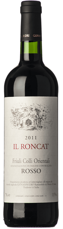 32,95 € Free Shipping | Red Wine Dri Il Roncat Il Roncat D.O.C. Colli Orientali del Friuli Friuli-Venezia Giulia Italy Merlot, Cabernet Sauvignon, Schioppettino, Refosco Bottle 75 cl