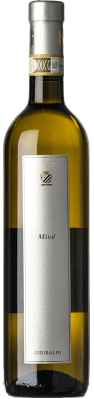 15,95 € Envio grátis | Vinho branco Azienda Giribaldi Mivè D.O.C.G. Cortese di Gavi Piemonte Itália Cortese Garrafa 75 cl