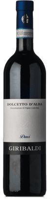 14,95 € Kostenloser Versand | Rotwein Azienda Giribaldi Davì Senza Solfiti D.O.C.G. Dolcetto d'Alba Piemont Italien Dolcetto Flasche 75 cl