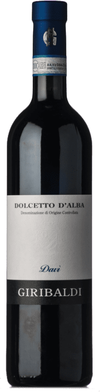 14,95 € Envoi gratuit | Vin rouge Azienda Giribaldi Davì Senza Solfiti D.O.C.G. Dolcetto d'Alba Piémont Italie Dolcetto Bouteille 75 cl