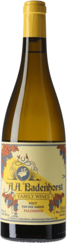 65,95 € 送料無料 | 白ワイン A.A. Badenhorst Sout Van Die Aarde W.O. Swartland Coastal Region 南アフリカ Palomino Fino ボトル 75 cl