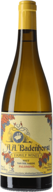 47,95 € Envoi gratuit | Vin Blanc A.A. Badenhorst Sout Van Die Aarde W.O. Swartland Coastal Region Afrique du Sud Palomino Fino Eco — Biologique Bouteille 75 cl