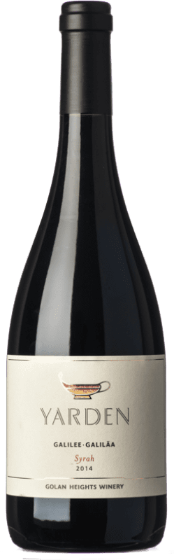 32,95 € Kostenloser Versand | Rotwein Golan Heights Yarden Israel Syrah Flasche 75 cl