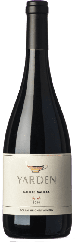 32,95 € Spedizione Gratuita | Vino Rosso Golan Heights Yarden Israele Syrah 75 cl