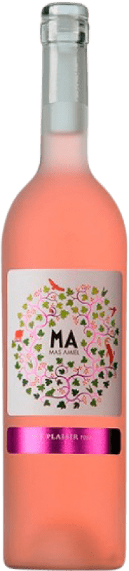 16,95 € Envio grátis | Vinho rosé Mas Amiel Le Plaisir A.O.C. Côtes du Roussillon Languedoque-Rossilhão França Syrah, Grenache Tintorera, Carignan, Mourvèdre Garrafa 75 cl