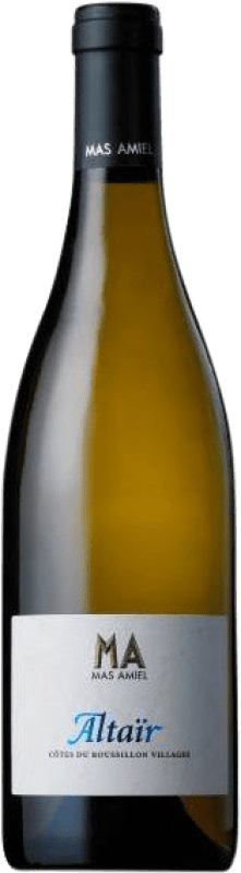 24,95 € Бесплатная доставка | Белое вино Mas Amiel Altaïr A.O.C. Côtes du Roussillon Лангедок-Руссильон Франция Grenache White, Grenache Grey, Macabeo бутылка 75 cl