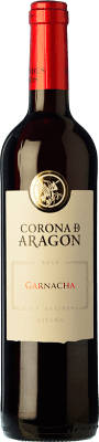 5,95 € 免费送货 | 红酒 Grandes Vinos Corona de Aragón 年轻的 D.O. Cariñena 西班牙 Grenache 瓶子 75 cl