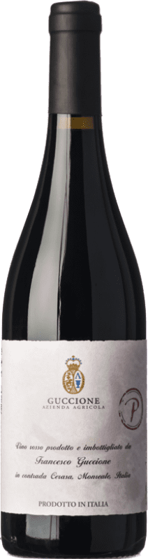 29,95 € Free Shipping | Red wine Guccione P D.O.C. Sicilia Sicily Italy Perricone Bottle 75 cl