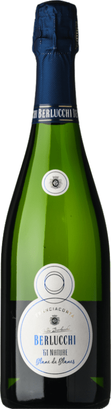 35,95 € Envoi gratuit | Vin Mousseux Blanc Berlucchi 61 Brut Nature Blanc de Blancs D.O.C.G. Franciacorta Lombardia Italie Chardonnay Bouteille 75 cl