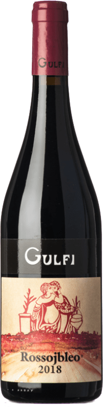 18,95 € Free Shipping | Red wine Gulfi Rossojbleo D.O.C. Sicilia Sicily Italy Nero d'Avola Bottle 75 cl