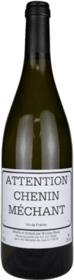 22,95 € Бесплатная доставка | Белое вино Nicolas Réau Attention Chenin Méchant A.O.C. Anjou Луара Франция Chenin White бутылка 75 cl