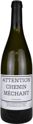 22,95 € Envío gratis | Vino blanco Nicolas Réau Attention Chenin Méchant A.O.C. Anjou Loire Francia Chenin Blanco Botella 75 cl