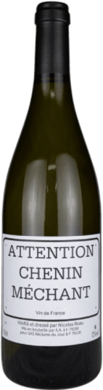 22,95 € Бесплатная доставка | Белое вино Nicolas Réau Attention Chenin Méchant A.O.C. Anjou Луара Франция Chenin White бутылка 75 cl