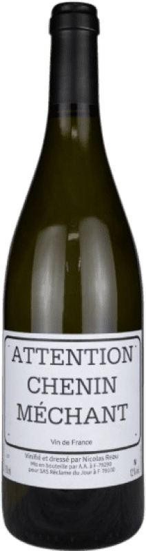 23,95 € 免费送货 | 白葡萄酒 Nicolas Réau Attention Chenin Méchant A.O.C. Anjou 卢瓦尔河 法国 Chenin — 白诗南 Eco — 生态 有机 天然 75 cl