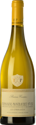 59,95 € Envío gratis | Vino blanco Henri Pion 1er Cru Les Embrazées Crianza A.O.C. Chassagne-Montrachet Borgoña Francia Chardonnay Botella 75 cl