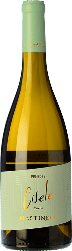 18,95 € Free Shipping | White wine MasTinell Gisele Aged D.O. Penedès Catalonia Spain Xarel·lo Bottle 75 cl