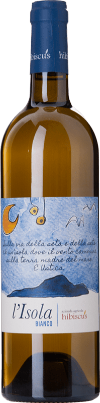 24,95 € Envio grátis | Vinho branco Hibiscus L'Isola Bianco di Ustica I.G.T. Terre Siciliane Sicília Itália Insolia, Catarratto, Grillo Garrafa 75 cl