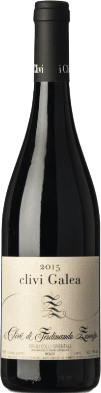 29,95 € Бесплатная доставка | Красное вино I Clivi Galea D.O.C. Colli Orientali del Friuli Фриули-Венеция-Джулия Италия Merlot бутылка 75 cl