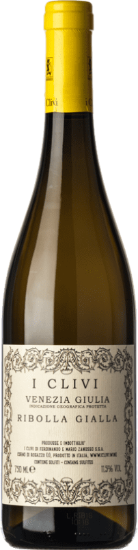 18,95 € Kostenloser Versand | Weißwein I Clivi I.G.T. Friuli-Venezia Giulia Friaul-Julisch Venetien Italien Ribolla Gialla Flasche 75 cl