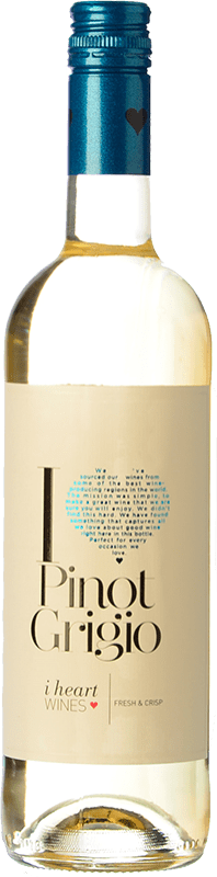 6,95 € Kostenloser Versand | Weißwein I Heart Ungarn Pinot Gris — Grauburgunder 75 cl