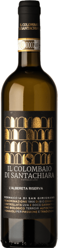 52,95 € Envio grátis | Vinho branco Il Colombaio di Santa Chiara Colombaio di Santa Chiara L'Albereta D.O.C.G. Vernaccia di San Gimignano Tuscany Itália Vernaccia Garrafa 75 cl