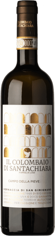 29,95 € Envoi gratuit | Vin Blanc Il Colombaio di Santa Chiara Colombaio di Santa Chiara Campo della Pieve D.O.C.G. Vernaccia di San Gimignano Toscane Italie Vernaccia Eco — Biologique 75 cl