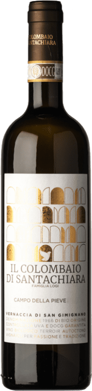 28,95 € Free Shipping | White wine Il Colombaio di Santa Chiara Colombaio di Santa Chiara Campo della Pieve D.O.C.G. Vernaccia di San Gimignano Tuscany Italy Vernaccia Bottle 75 cl