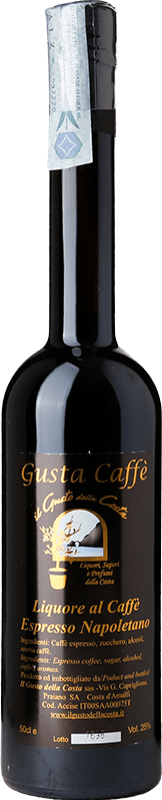 28,95 € Envío gratis | Licores Il Gusto della Costa Napoletano Campania Italia Botella Medium 50 cl Caffè — Café