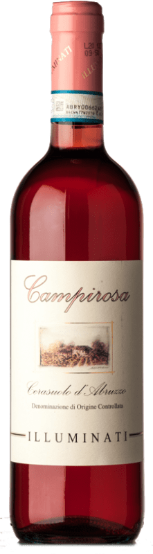 7,95 € Free Shipping | Rosé wine Illuminati Campirosa Young D.O.C. Cerasuolo d'Abruzzo Abruzzo Italy Montepulciano Bottle 75 cl