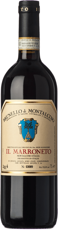 106,95 € Бесплатная доставка | Красное вино Il Marroneto D.O.C.G. Brunello di Montalcino Тоскана Италия Sangiovese бутылка 75 cl