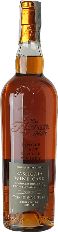 142,95 € 送料無料 | ウイスキーシングルモルト Isle Of Arran Scotch Whisky Sassicaia Finish 諸島 イギリス ボトル 70 cl