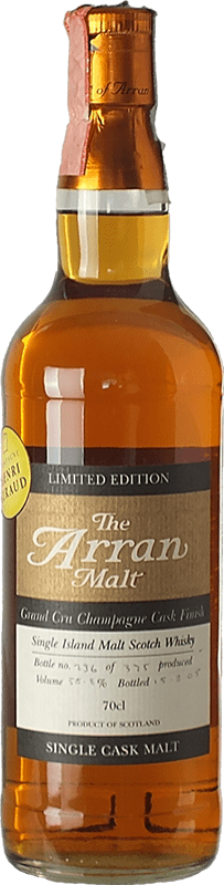 114,95 € Free Shipping | Whisky Single Malt Isle Of Arran Champagne Giraud Finish Islands United Kingdom Bottle 70 cl