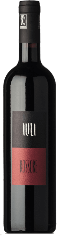 22,95 € Envío gratis | Vino tinto Iuli Rossore D.O.C. Piedmont Piemonte Italia Barbera Botella 75 cl