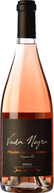 21,95 € Бесплатная доставка | Розовое вино Javier San Pedro Viuda Negra Finca Prado de las Almas D.O.Ca. Rioja Ла-Риоха Испания Tempranillo бутылка 75 cl
