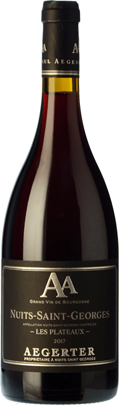 71,95 € Free Shipping | Red wine Jean-Luc & Paul Aegerter Les Plateaux Oak A.O.C. Nuits-Saint-Georges Burgundy France Pinot Black Bottle 75 cl