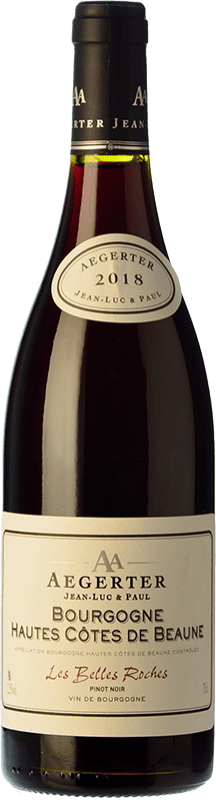 21,95 € 免费送货 | 红酒 Jean-Luc & Paul Aegerter Belles Roches 年轻的 A.O.C. Côte de Beaune 勃艮第 法国 Pinot Black 瓶子 75 cl