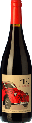 15,95 € Бесплатная доставка | Красное вино Jeff Carrel La Tire Молодой I.G.P. Vin de Pays Languedoc Лангедок Франция Syrah, Carignan бутылка 75 cl
