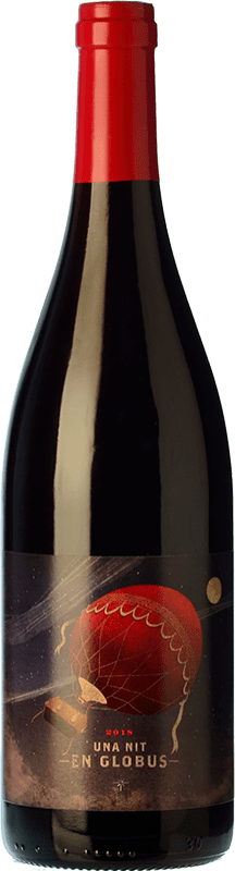10,95 € Free Shipping | Red wine Josep Grau Una Nit en Globus Negre Oak D.O. Montsant Catalonia Spain Syrah, Grenache, Carignan Bottle 75 cl