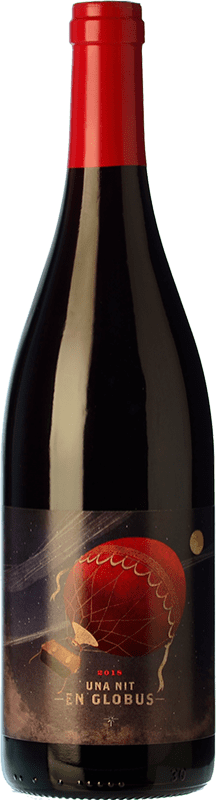 12,95 € Free Shipping | Red wine Josep Grau Una Nit en Globus Negre Oak D.O. Montsant Catalonia Spain Syrah, Grenache, Carignan Organic Bottle 75 cl